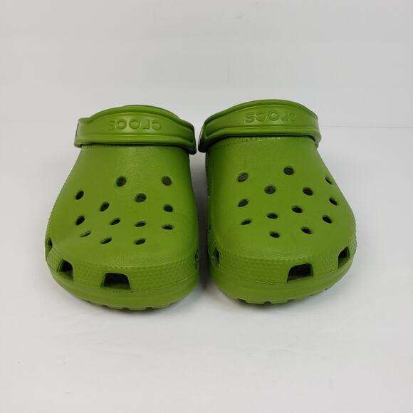 Crocs Classic Womens Size 6 Kids 4Y Green Slip On Comfort Clog Shoes 10001 - Picture 6 of 11